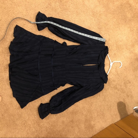 NWT finders keepers sz XS holiday navy dress - Picture 6 of 8